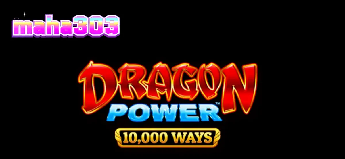 Tampilan visual slot Dragon Power 10,000 Ways dengan tema naga dan emas