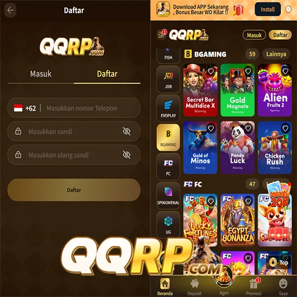 QQRP Bonus Member Baru 100%